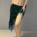 Y1015#亮片流苏三角臀巾